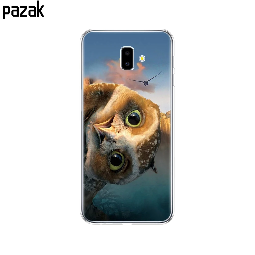 52396 Для samsung J6 J6+ чехол coque мягкий чехол из термополиуретана и силикона для samsung Galaxy J6Plus J 6 Plus J610 J610F Capas противоударный - Цвет: 52396
