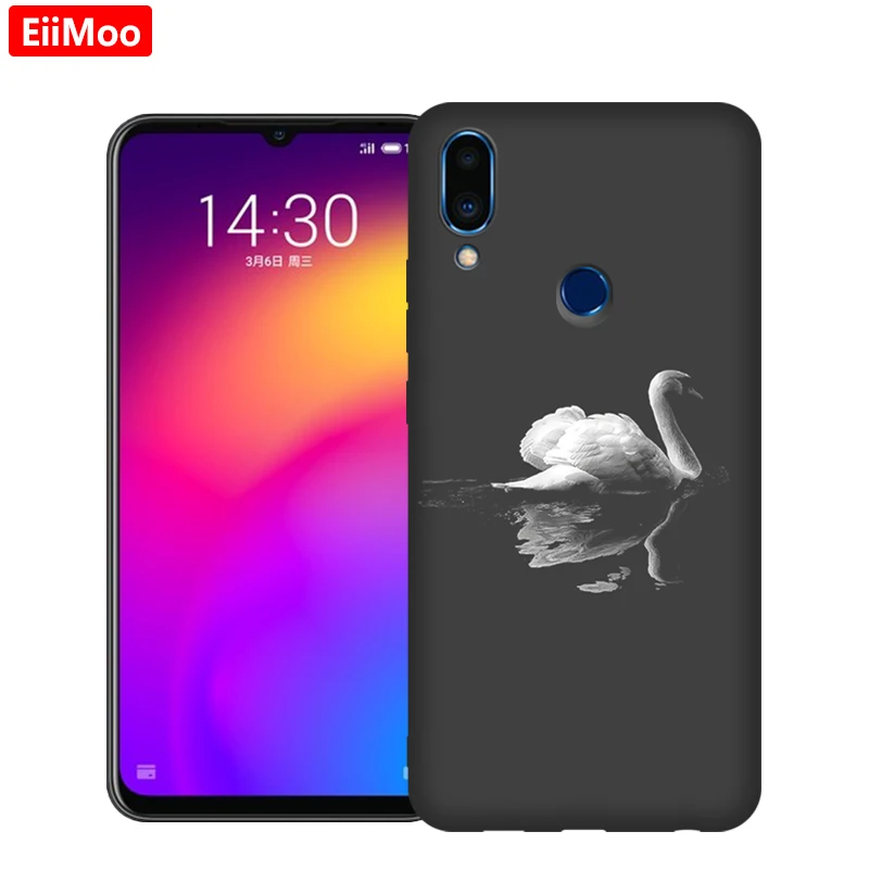EiiMoo оригинальный мультяшный Печатный чехол для телефона Meizu Note 9 силиконовый