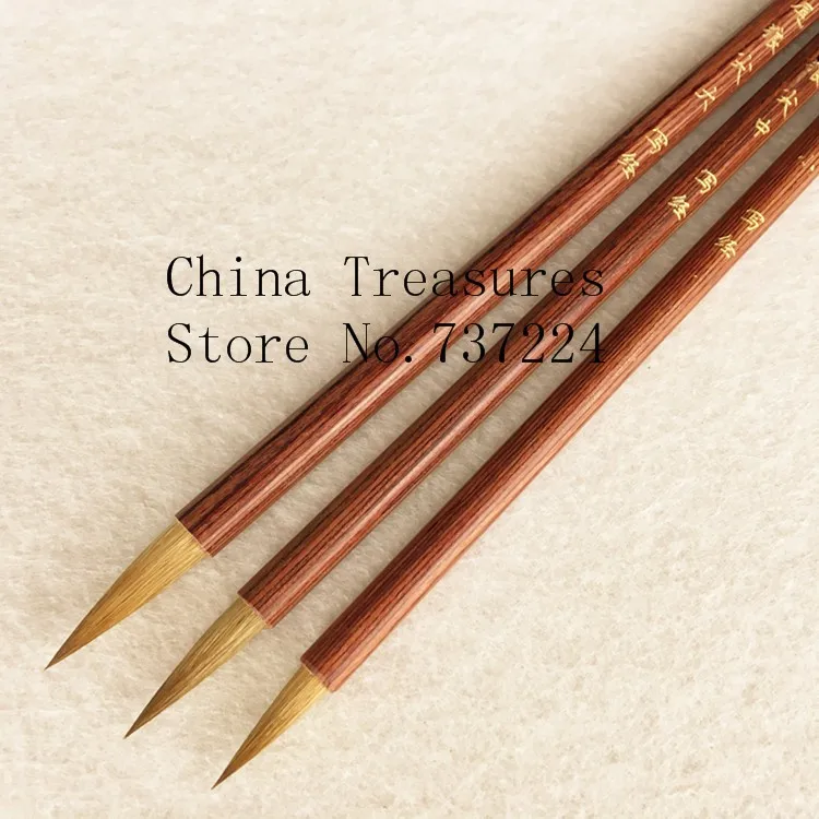 3 шт./лот кисть для традиционной китайской каллиграфии ручка волос Кисть письма Mo