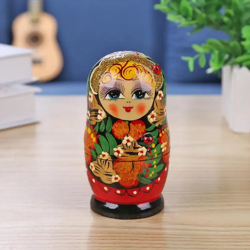 Детский милый кролик креативные деревянные гнездовые куклы Матрешка кукла