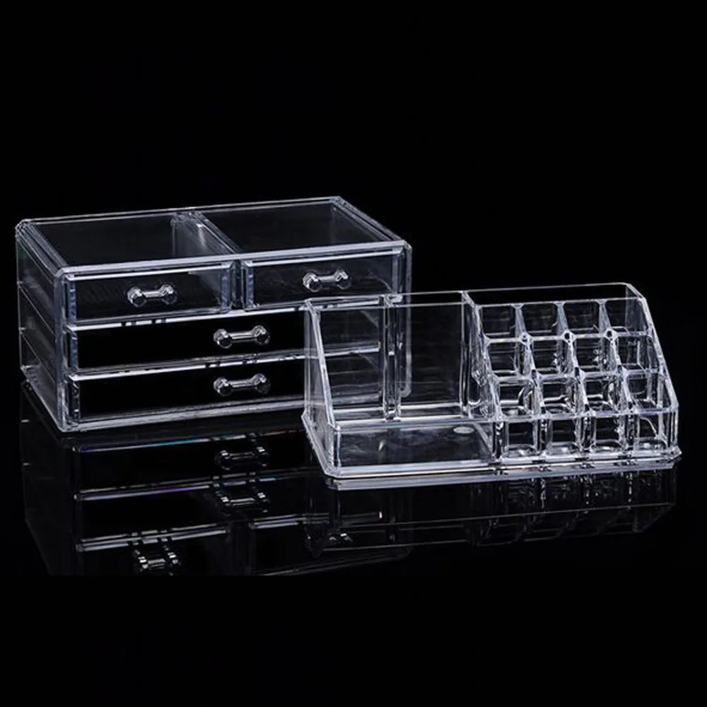 Прозрачный цветной трехслойный Многофункциональный демонстрационный стеллаж