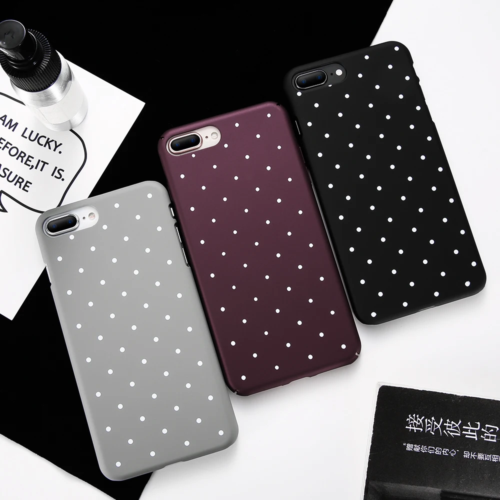 Чехол для iPhone 6 6S 7 8 плюс XS Max случае Роскошные пятно Жесткий ПК ультра тонкий