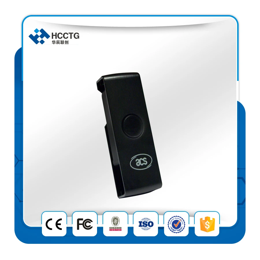Mini USB Contact Smart Card Reader &amp Writer ACR38U-N1 PocketMate 4MHZ For CCID PC/SC support Cards&ampSecurity Logic | Компьютеры и
