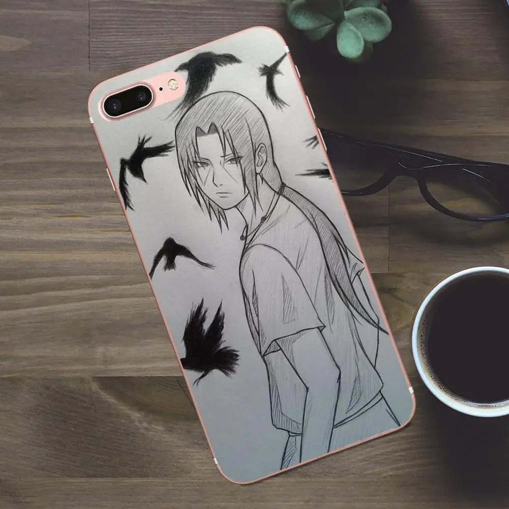 Чехол для телефона из ТПУ Apple iPhone 4 4S 5 5C SE 6 6S 7 8 Plus X Galaxy A3 A5 J1 J2 J3 J5 J7 2017 Itachi Uchiha - Naruto |