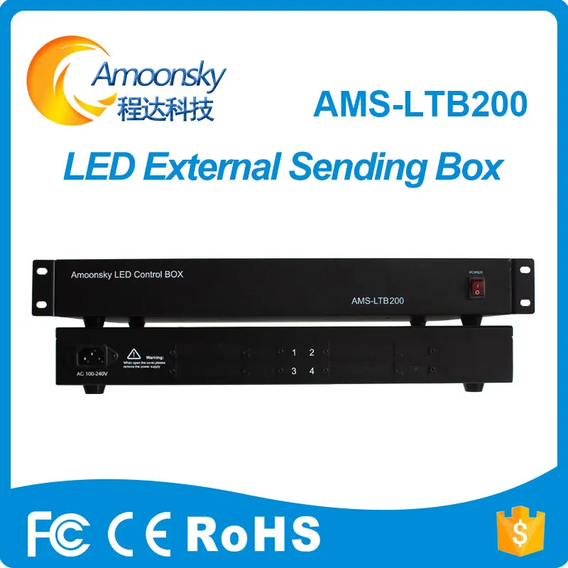 Amoonsky LTB200 отправка коробка поддержка 4 nova msd300/linsn ts802d цветная карта для hd c30 видео