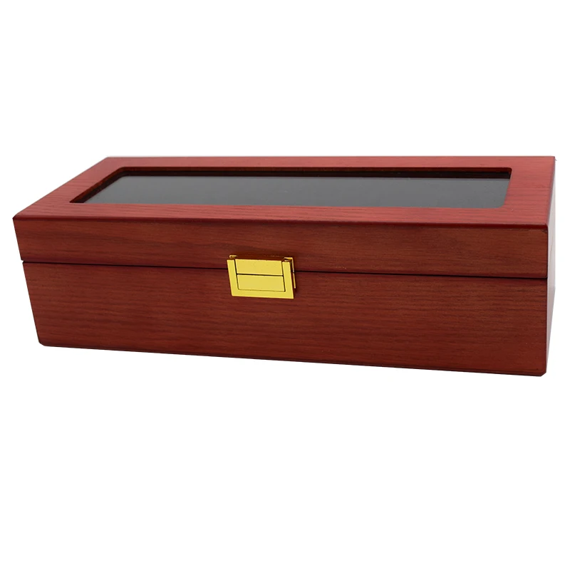6 слотов массивная деревянная коробка вахты коль Saati caja reloj часы Организатор Чехол Кахас де Regalo caixa para relogio подарок часы держатель