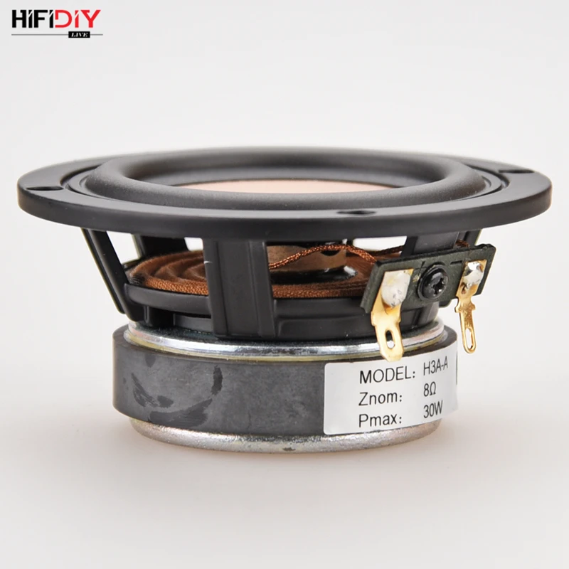 HIFIDIY LIVE hifi 3,6 3,5 дюймов 93 мм полночастотный динамик 8 Ом 30 вт высокий альт бас громкоговоритель H3A-A
