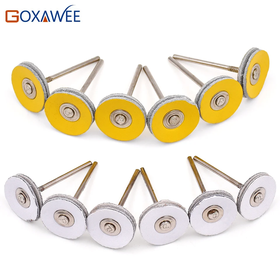 GOXAWEE 10pcs Polishing Wheel Buffing Brush Jewelry Metal Micro-Electronic for Dremel Accessories Rotary Tools Pads | Инструменты