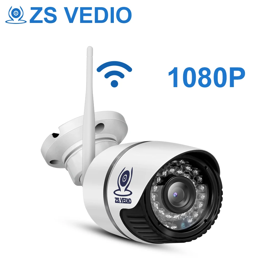 ZSVEDIO камеры наблюдения камера wifi ip безопасности full hd onvif Водонепроницаемая