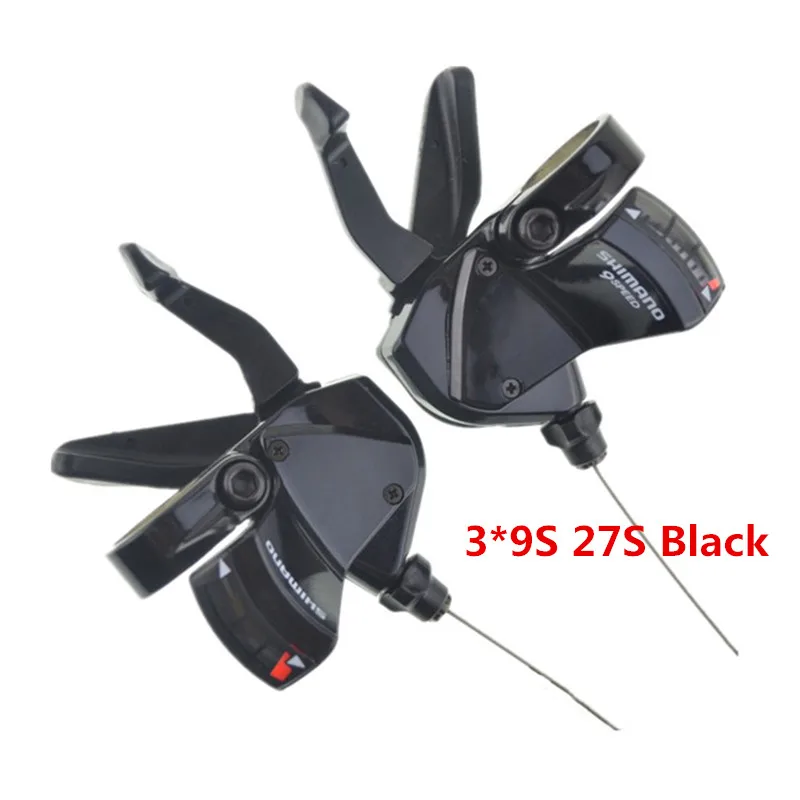 Катушки Shimano SL-R440 SL-R441 весла плоское адвокатское сословие Triggle влево/правая рука 2/3s 8/9 Скорость переключения w/внутренние кабели - Цвет: 3X9S Black Pair