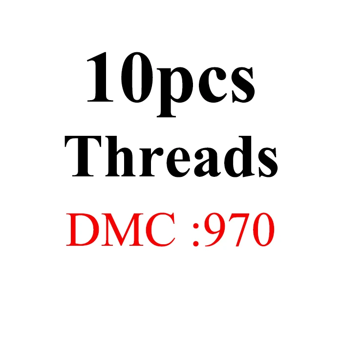 1.2m10pcs-DMC970 Золотое панно, DMC962-3022 Multcolor 10 шт/партия 1,2 м длина нить крестиком Хлопок Шитье, моток пряжи вышивка нить наборы - Цвет: 1.2m10pcs-DMC970