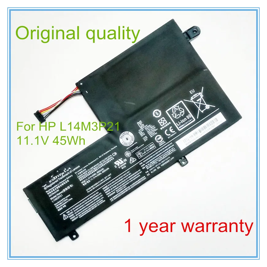 Оригинальный аккумулятор L14M3P21 L14L3P21 для 2-1580 Flex 3 1470 FLEX 3-1580 5B10G78611 11 1 В 45 Вт/ч
