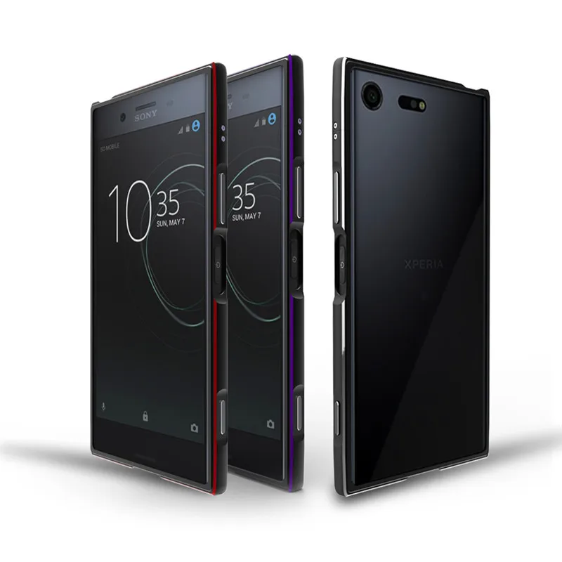 Чехол для Sony Xperia XZ Premium G8142 G8141 металлический бампер с блестками чехол