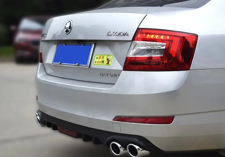 Для Octavia Задний Спойлер ABS задний бампер диффузор защитные бамперы для Skoda Octavia Комплект кузова бампер задний спойлер