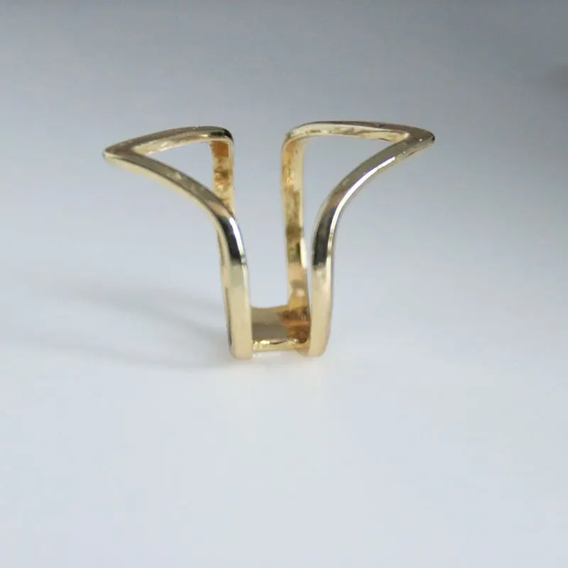 Wholesale Lots Bulk 10Pcst Double Big Chevron Ring Mix Color Costume Accessories Girls Jewelry Rings For Woman | Украшения и