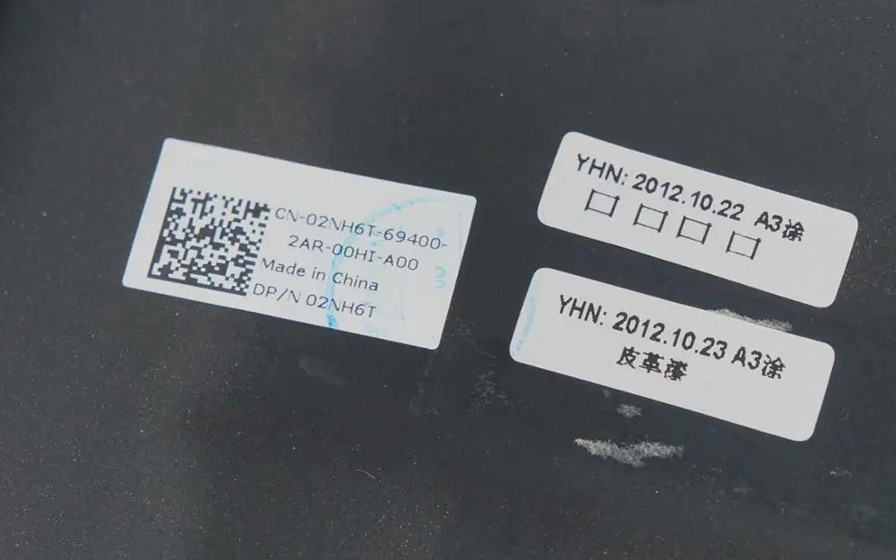 OEM LCD задняя панель для Dell Alienware M17x R3 17 3 дюйма верхняя крышка 02NH6T 2NH6T черный |
