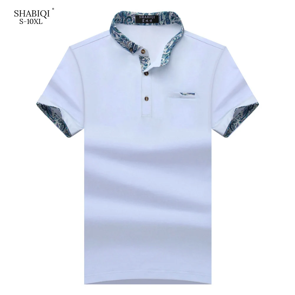 

Plus Size S-10XL Brand New Men's Polo Shirt Men Cotton Short Sleeve shirt Brands Mens Shirts polo shirts 6XL 7XL 8XL 9XL 10XL