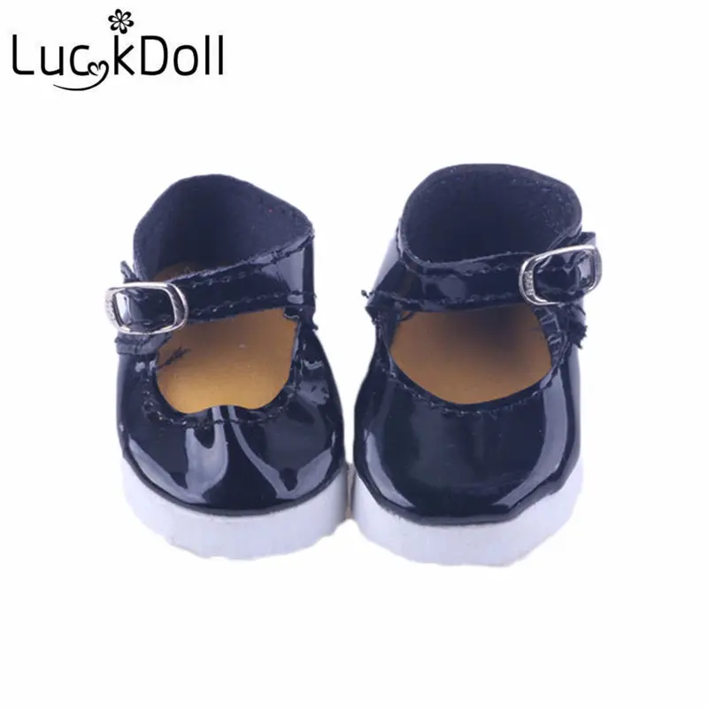 LUCKDOLL однотонная повседневная кожаная обувь 18 дюймов Американский 43 см BabyDoll аксессуары для одежды, игрушки для девочек, поколение, подарок на день рождения - Цвет: N466