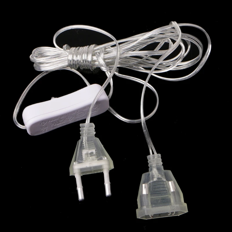 

100W EU Plug Male To Female Power Supply AC Adapter Extension Cable Cord - L057 New hot