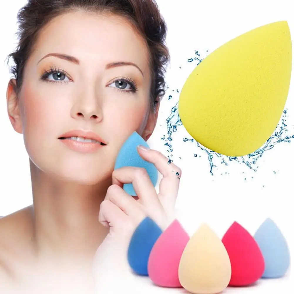 1 шт. капли воды мягкие для макияжа Губка Puff brochas maquillaje profesional pinceaux Макиллаж