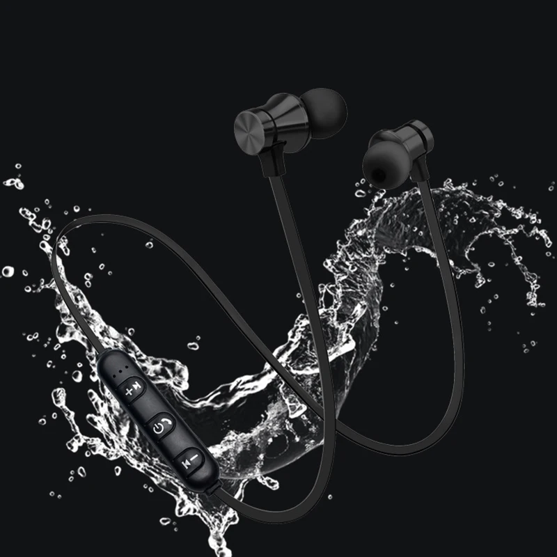 Магнитные наушники Bluetooth водонепроницаемые спортивные 4 2 со встроенным