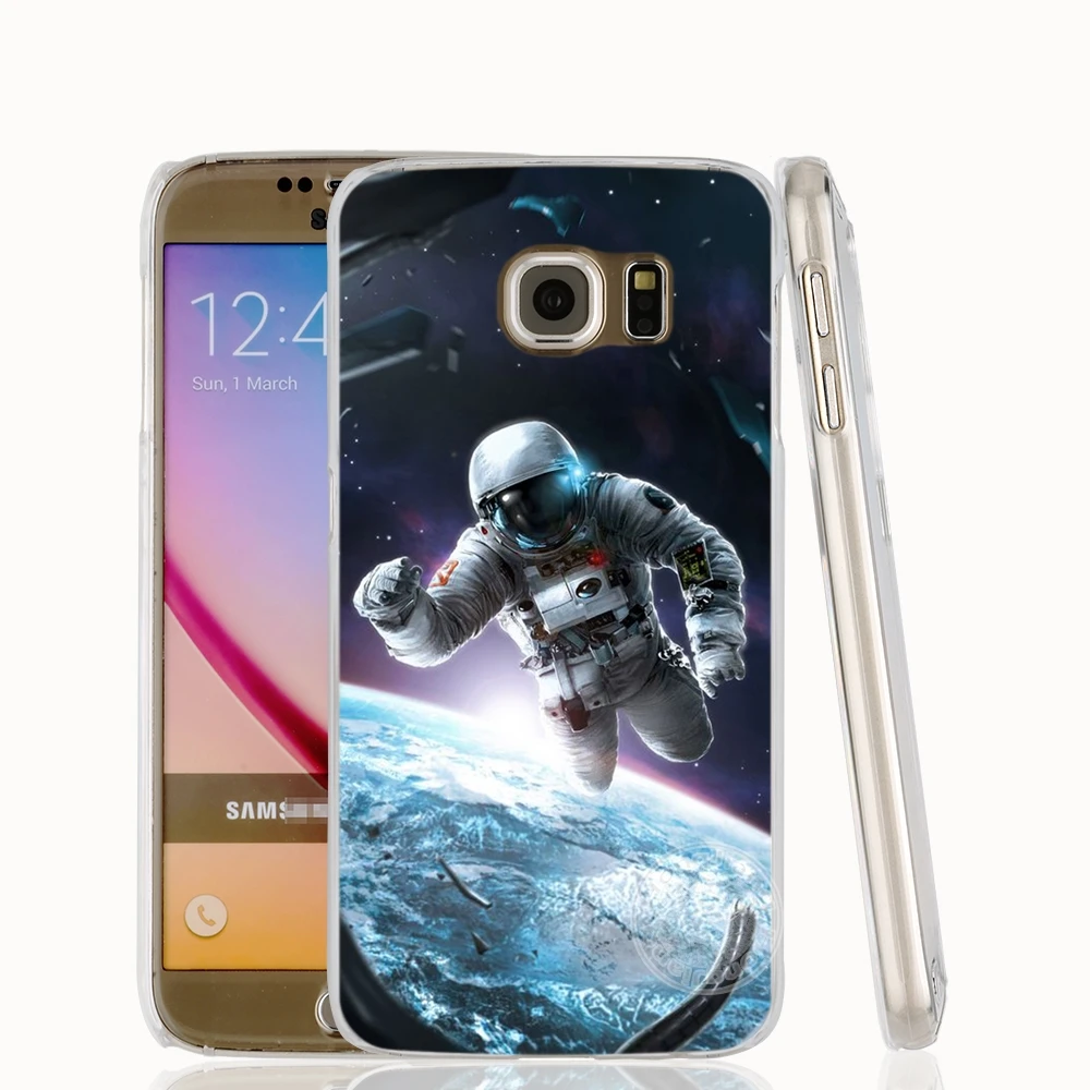HAMEINUO Космос любовь Луна астронавт сотовый телефон чехол для Samsung Galaxy A3 A310 A5 A510 A7 A8