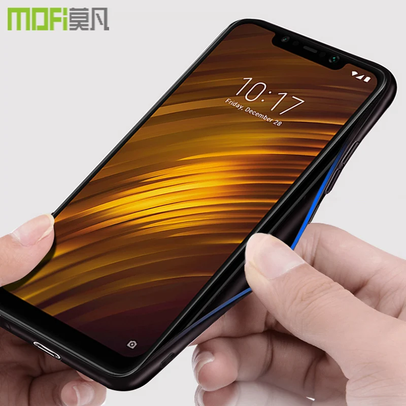 xiaomi Pocophone F1 case cover Mofi fitted original buiness hard back Poco conque 6.18&quot mi |