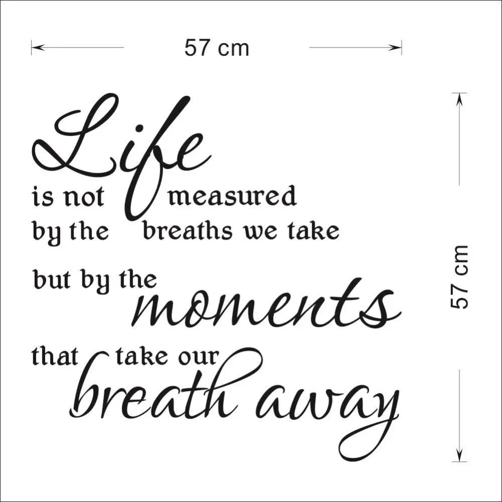 life's quote wall decals zooyoo8215 home decoration living room bedroom removable DIY 3d art vinyl stickers | Дом и сад