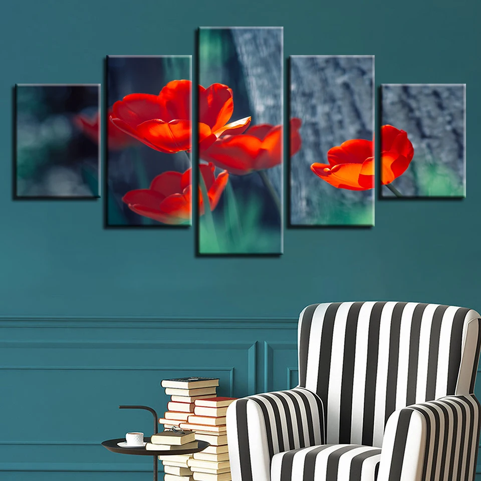 Цветочный постер роза красная желтая белая фиолетовая синяя розовая черная