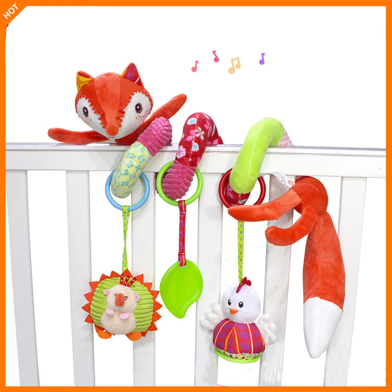 HIINST мягкая коляска автомобильное сиденье игрушка с погремушка-грызунок зеркало