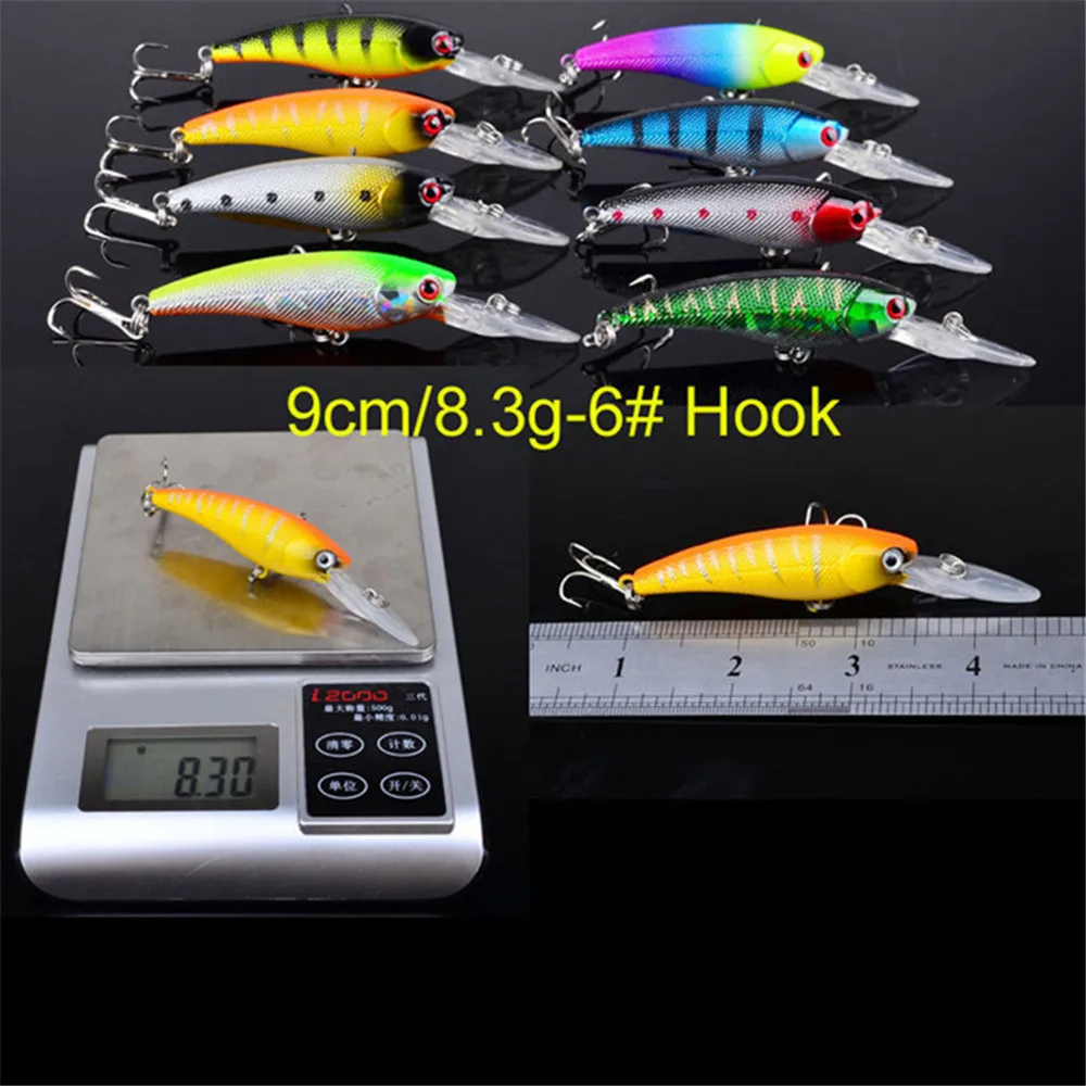 20 шт./лот 2 смешанные модели рыболовные приманки набор видов цветов Гольян