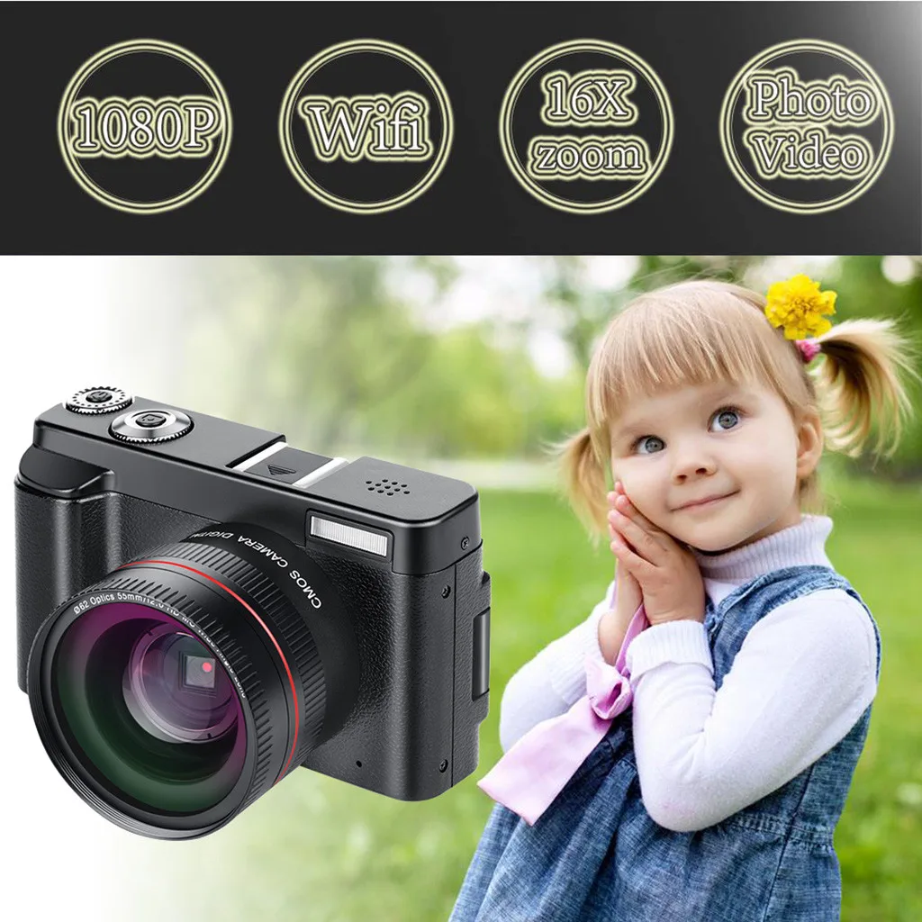Телеобъектив Экшн-камера 24MP Ultra HD 4K WiFi Пульт дистанционного управления спортивная видеокамера 16X цифровой зум 3,0 мини DV камера