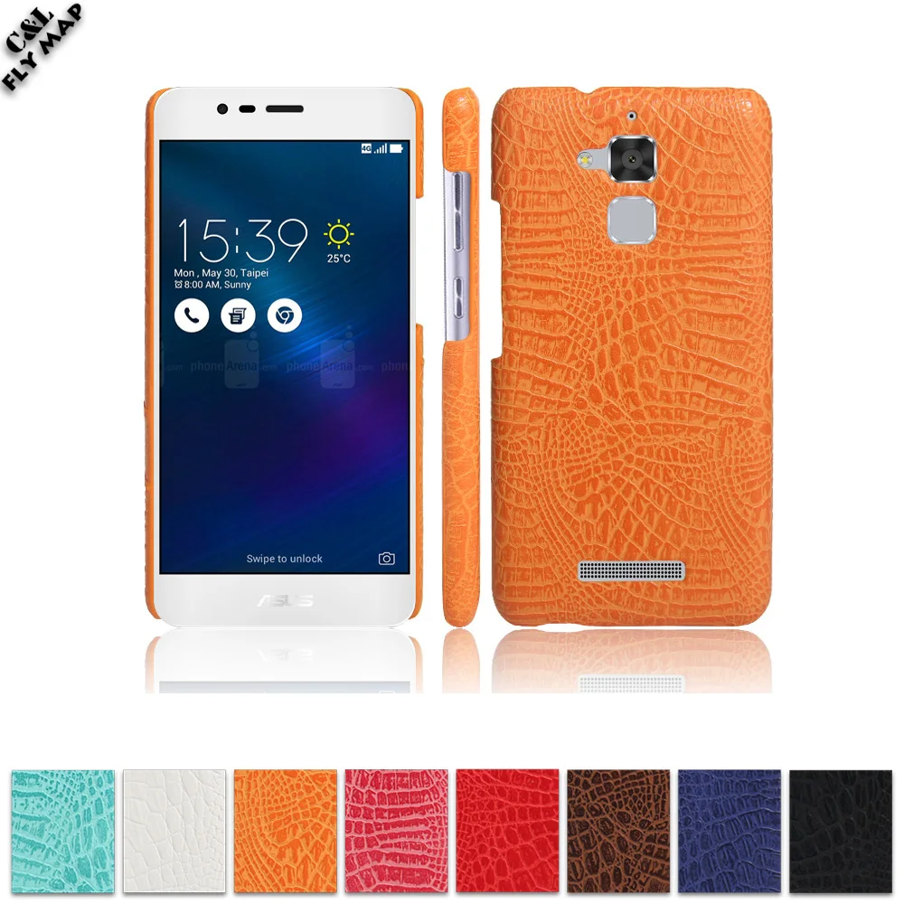 Крокодиловый Чехол для ASUS Zenfone 3 Max ZC520TL X008 X008D жесткий защитный чехол ПК X008DA X008DB X008DC