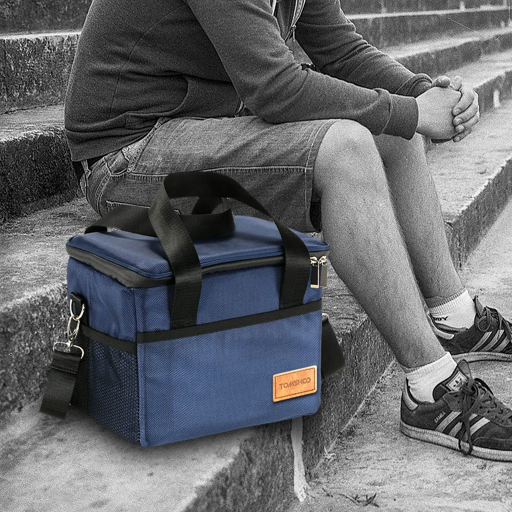 TOMSHOO 10L/18L/28L/37L/47L вместительная изолированная сумка, складная сумка-холодильник для стейка, кемпинга, пешего туризма, поездок на автомобиле, ледяной пакет