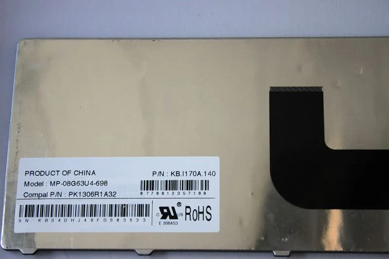 США клавиатура для ноутбука Acer Aspire 5516 5517 EMACHINES E525 E625 E627 E725 черный Teclado | Компьютеры