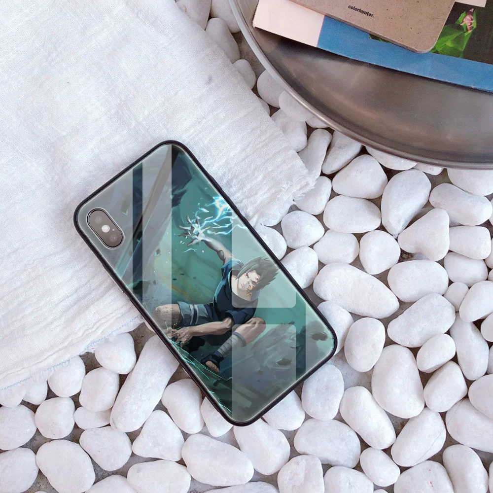 DIY чехол для телефона для iPhone 7 8 6 S Plus Капа закаленное стекло Наруто ниндзя Хокаге индивидуальная крышка телефона для iPhone X XR XS MAX - Цвет: 20325