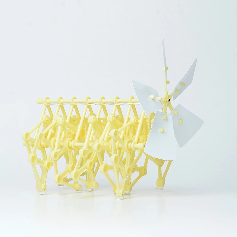 Wind Powered Beast Walking Stand Sunlight DIY Mini Walker Model Kit Puzzle Toy Small Assembly Children Robot TY0113 | Игрушки и хобби