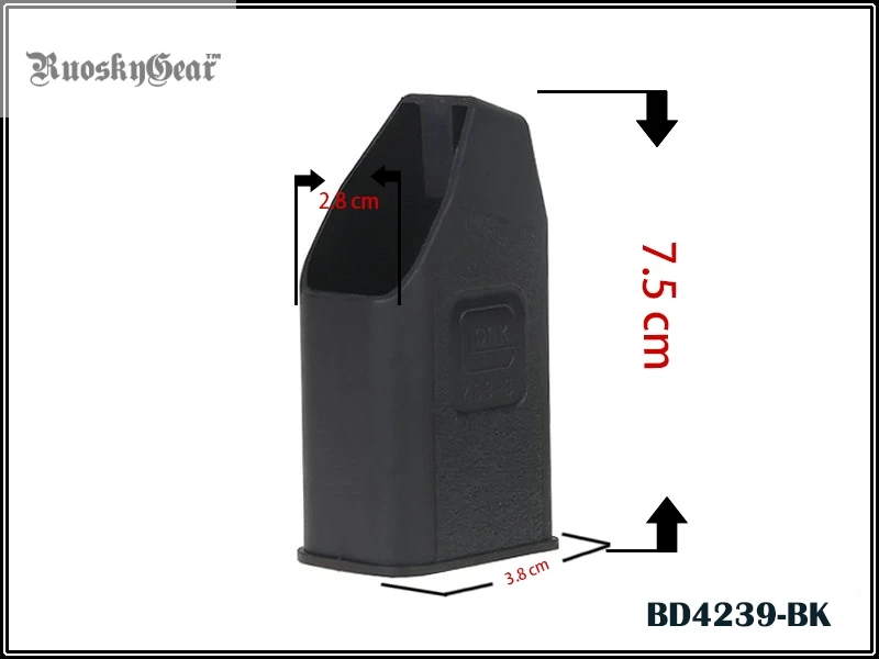 2019 IPSC Glock магазин для патронов скоростной погрузчик 9 мм 40 357 45 зажимов магазина