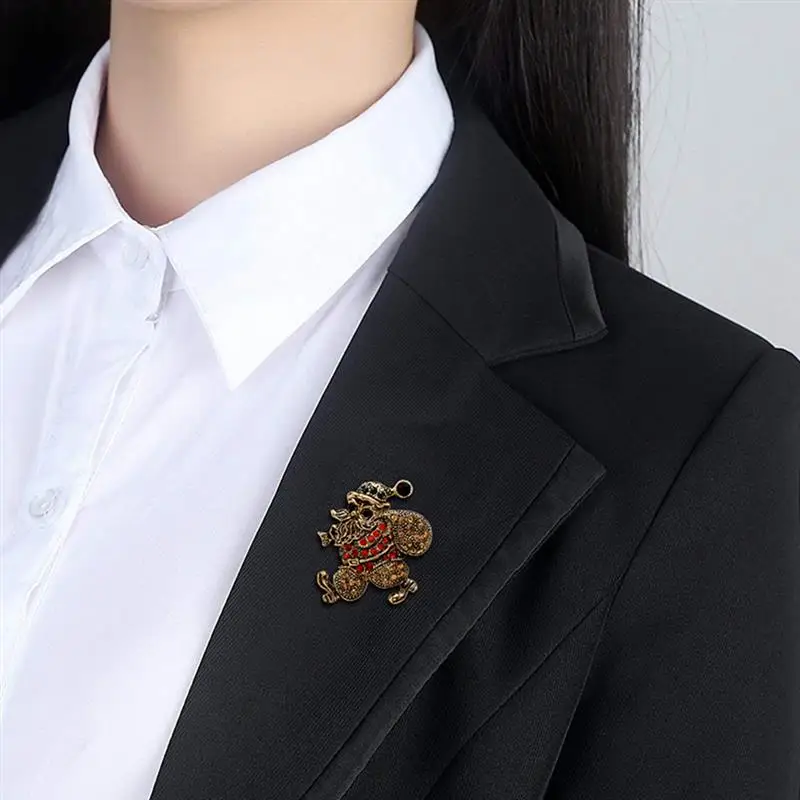 Модные брошь Санта Клаус в виде звезд Рождественский подарок X1010 | Дом и сад