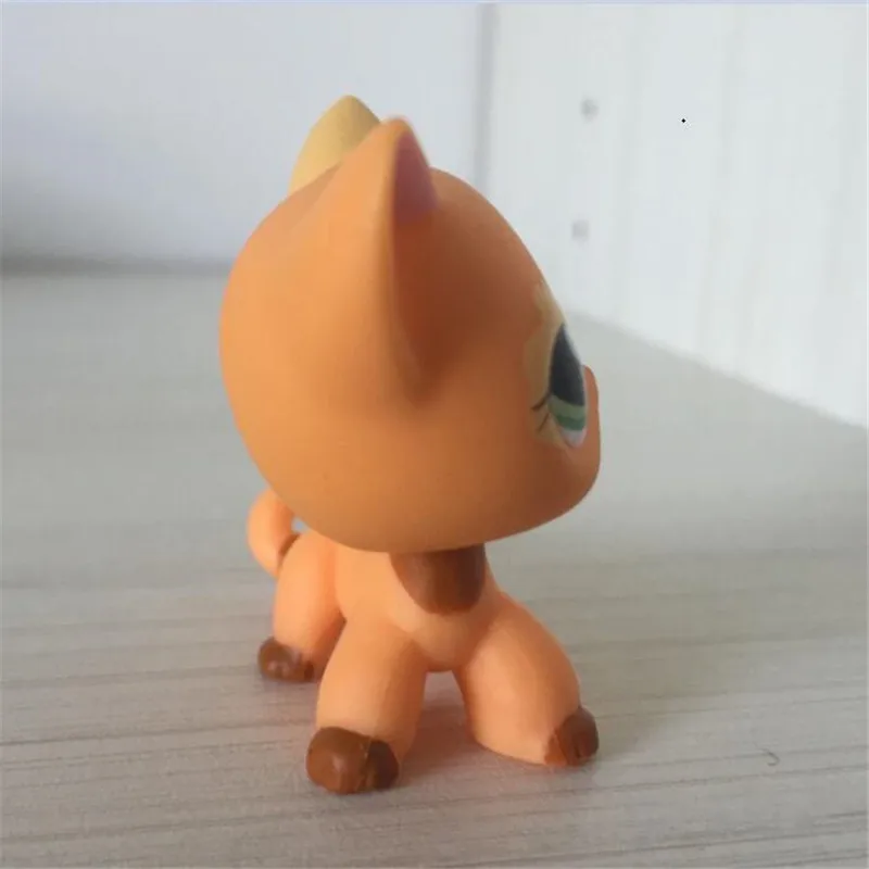 Магазин домашних животных Lps игрушки #852 желтые короткие волосы кошка старая