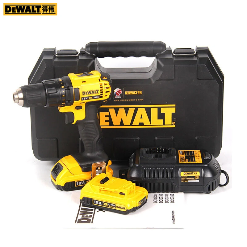 Электрическая дрель DEWALT DCD771 отвертка 18 в с перезаряжаемой