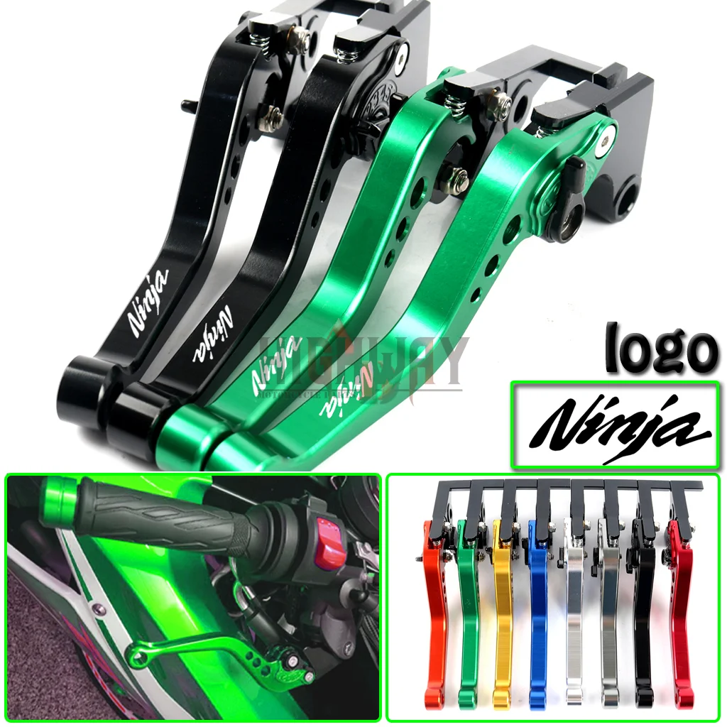 CNC Короткие тормозные рычаги сцепления для KAWASAKI NINJA 250R 300 ZX6R ZX10R Z1000/SX мотоцикл