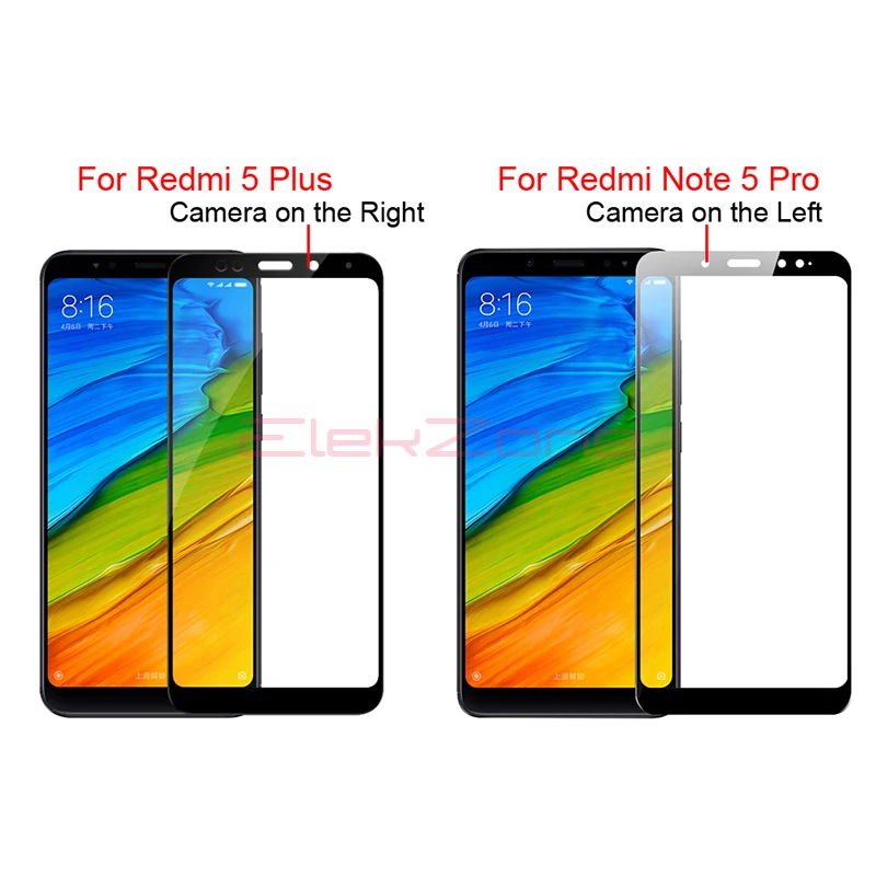 Защитный экран для Xiaomi Redmi Note 5 Pro 5A закаленное стекло с полным покрытием Prime