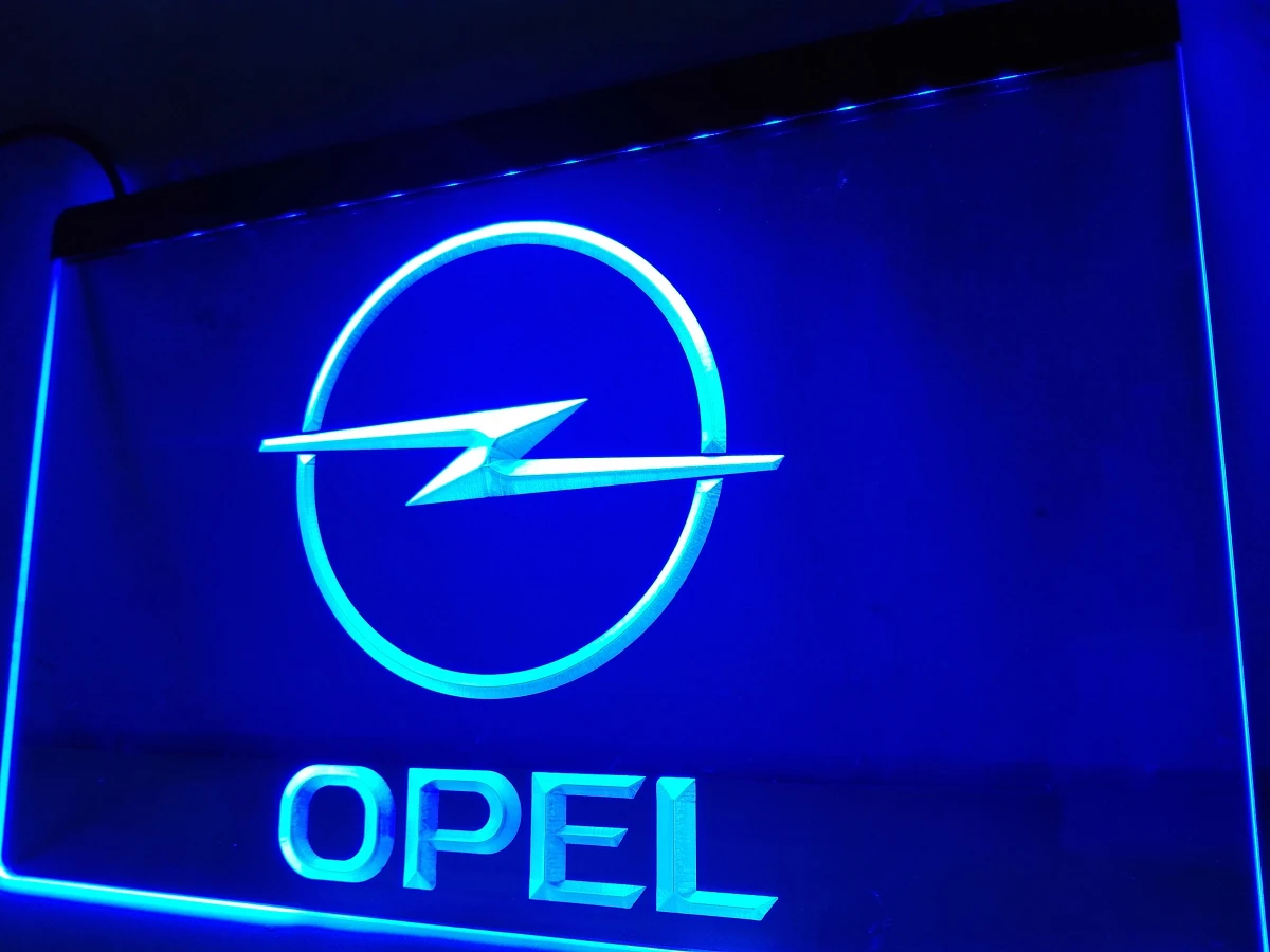 

LG156- Opel LED Neon Light Sign hang sign home decor crafts