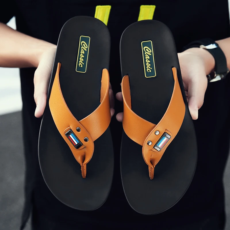 Летние уличные тапочки Zapatos Hombre новинка 2019 мужская повседневная обувь пляжные