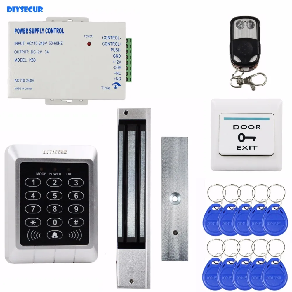 Diysecur Дистанционное управление 125 кГц RFID считыватель клавиатуры Система контроля