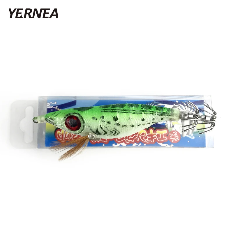 Yernea 1 шт. 10 см 12 2 г объемная яркая джиг приманка с большими глазами для ловли