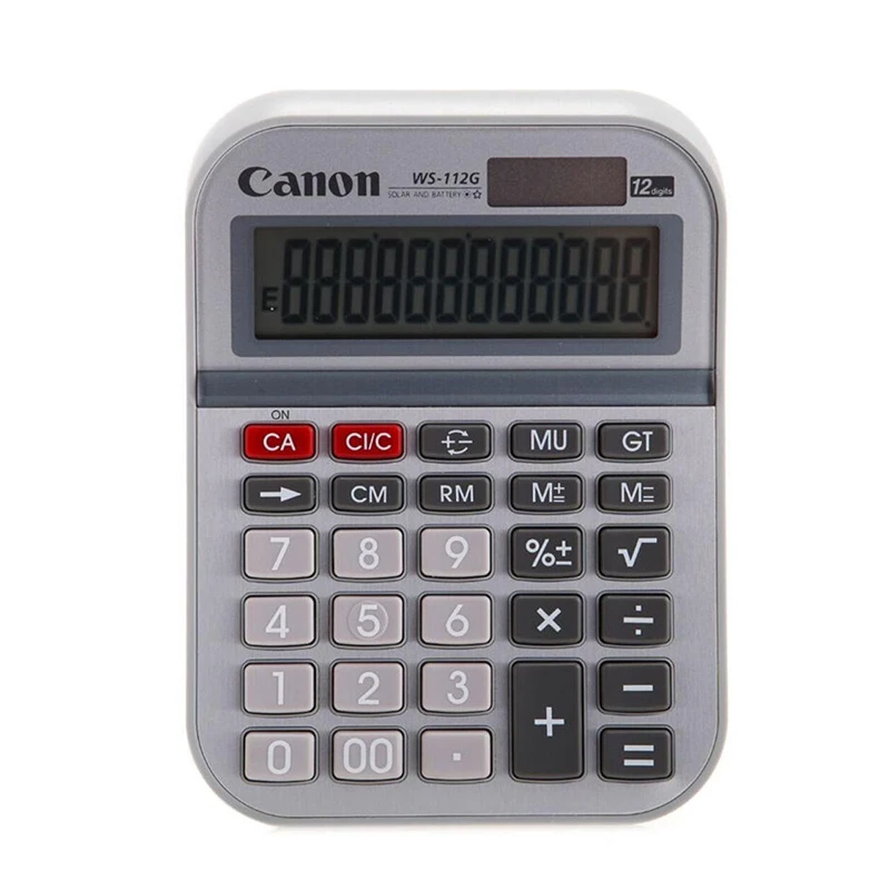 1 шт. Canon WS-112G калькулятор для ведения учета, многофункциональный офисный бизнес-компьютер