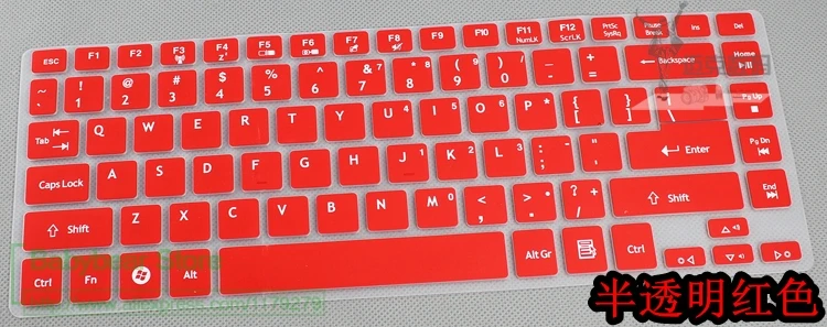 Для Acer Aspire R7-572G E1-472G E1-422G E1-432G E1-410G E5-411 E5-471G Силиконовая Защитная пленка для