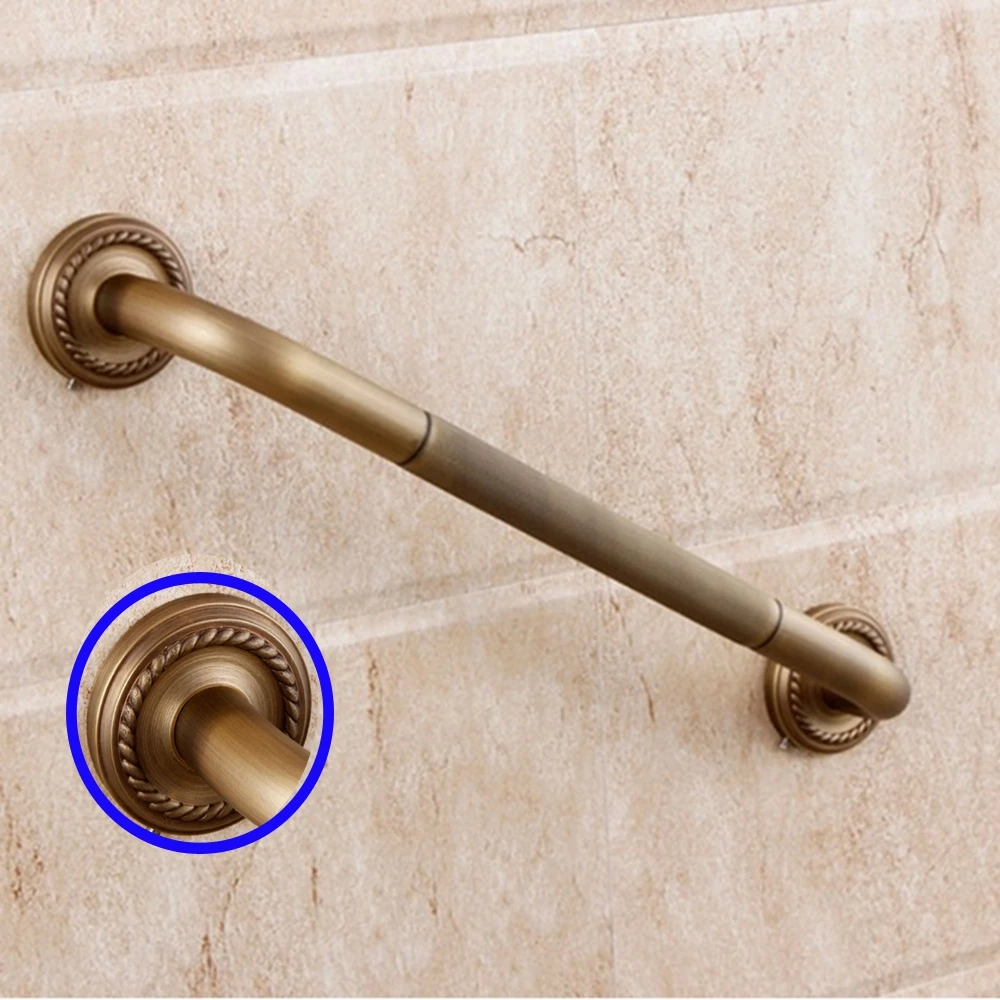 Современная античная латунь отделка душевая Ванна безопасности Grap Бар настенное